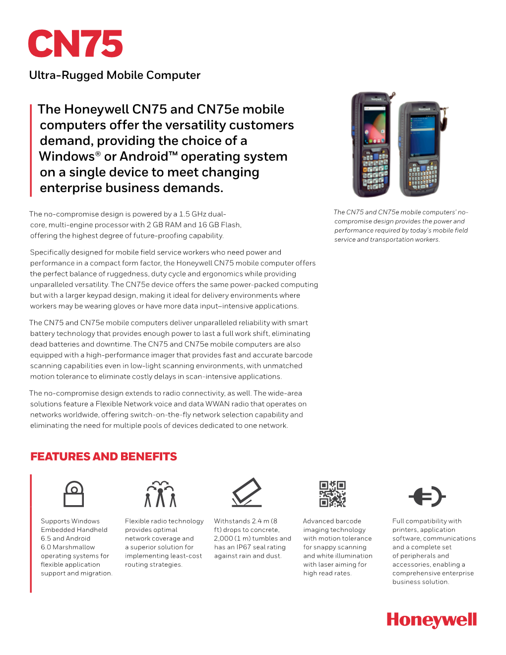 CN75/Cn75e Datasheet