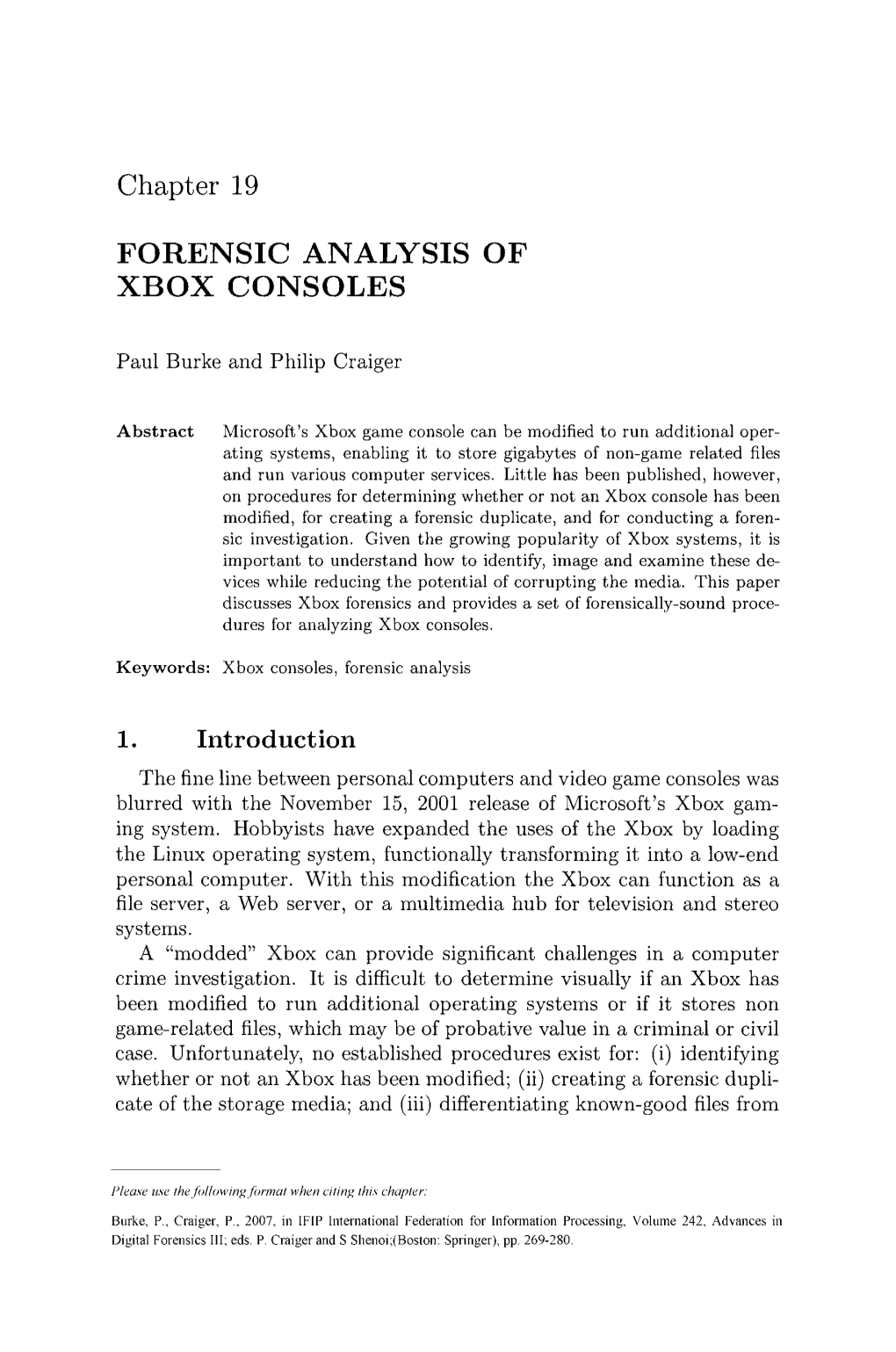 Forensic Analysis of Xbox Consoles