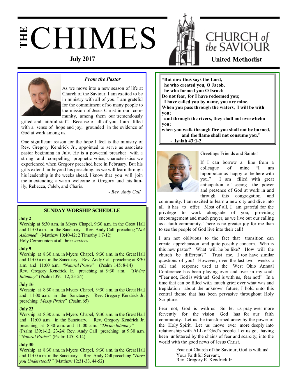 CHIMES July 2017 United Methodist