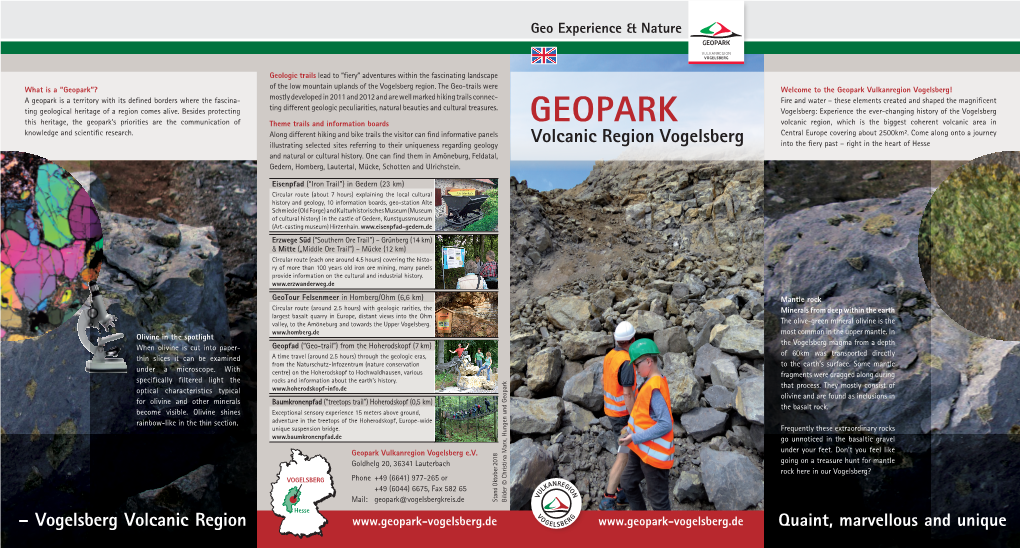 Geopark Flyer