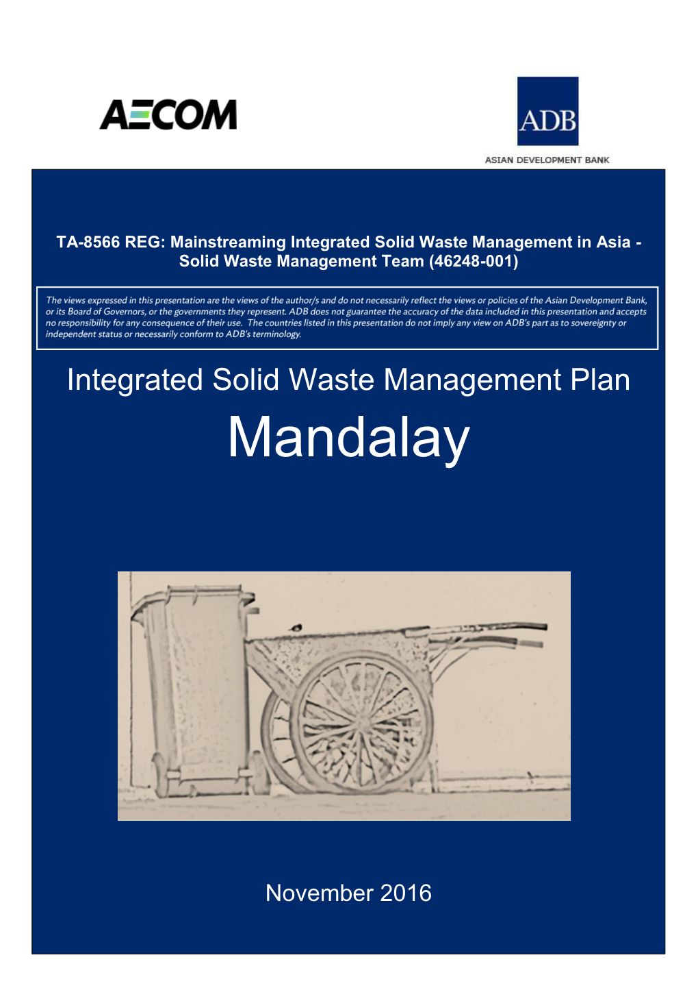 Integrated Solid Waste Management Plan: Mandalay