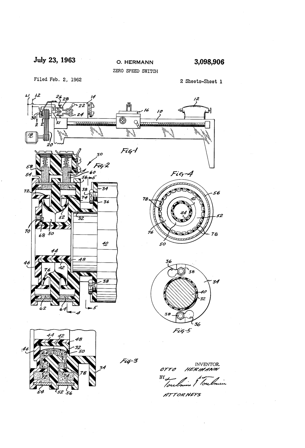 A;A/Wm Mz/M M? M” July 23, 1963 O