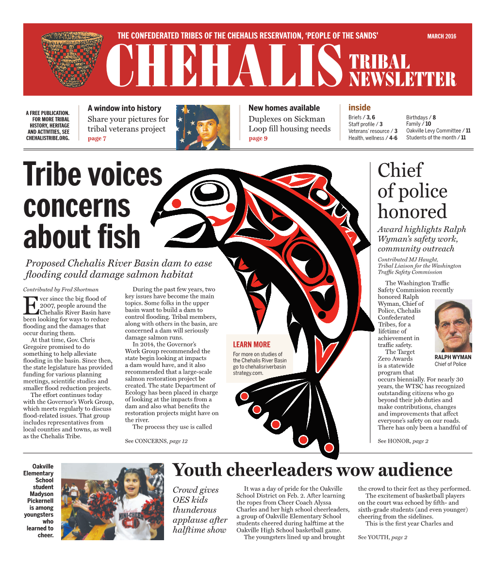 Tribe Voices Concerns About Fish