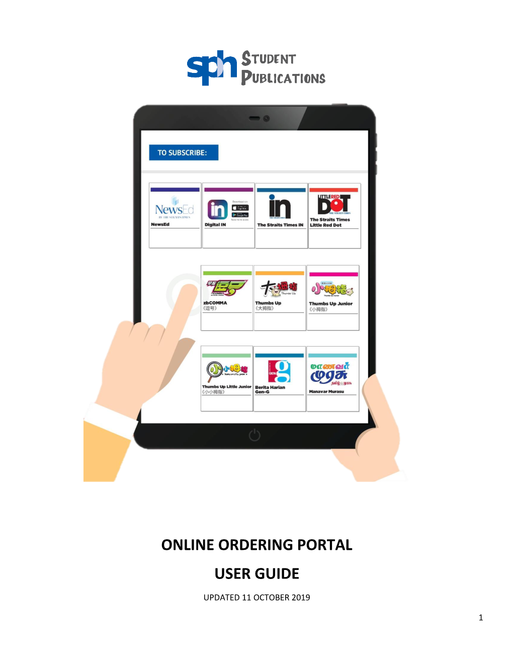Online Ordering Portal User Guide