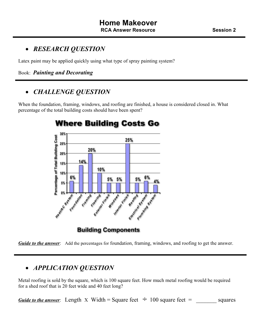 RCA Answer Resource Session 2