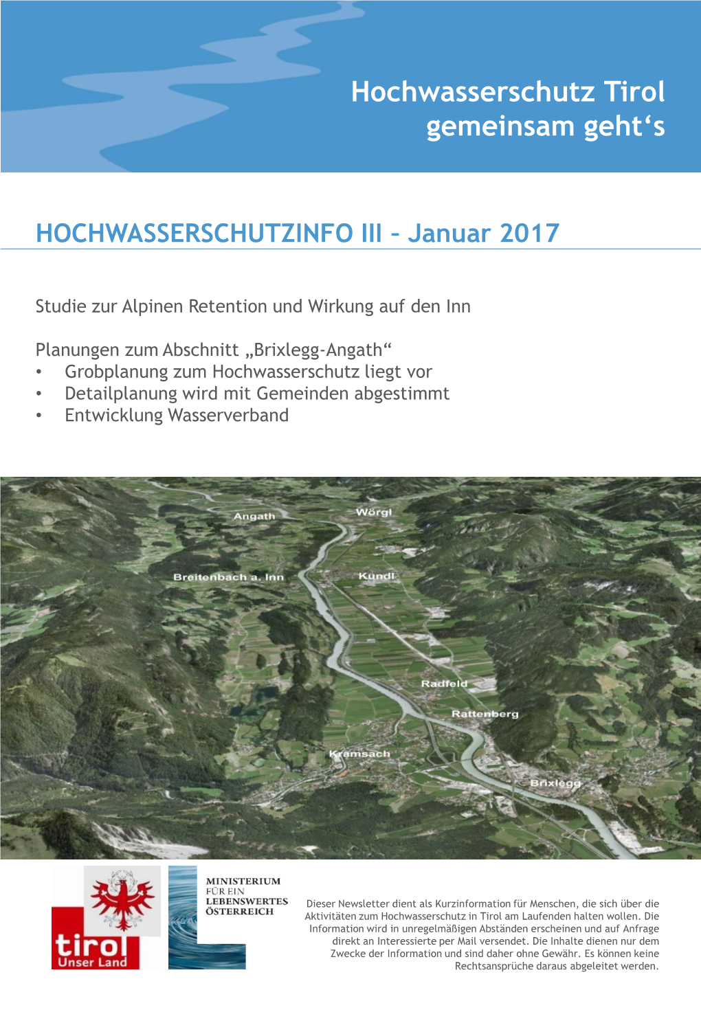 Hochwasserschutz Tirol Gemeinsam Geht's