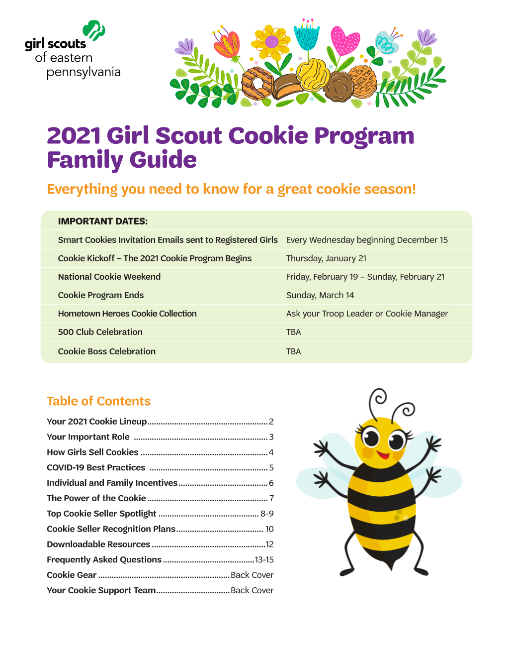 2021 Girl Scout Cookie Program Family Guide Everything You Need to Know for a Great Cookie Season!