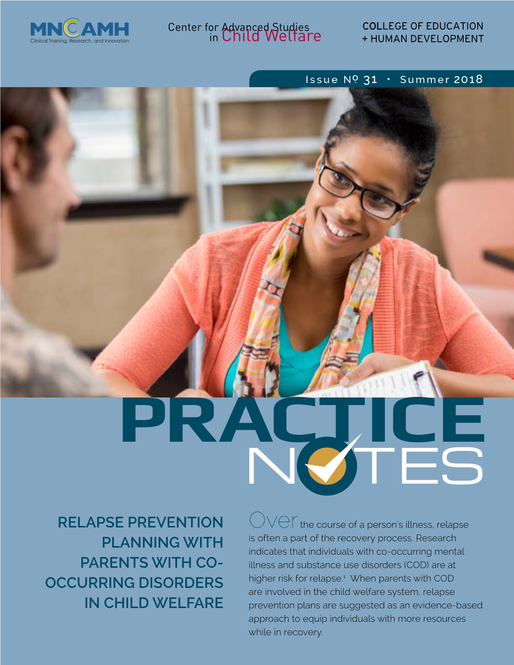 Practice Notes 31: Relapse Prevention Planning with Parents