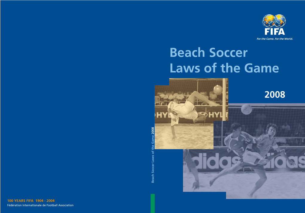 Beach Soccer Laws of the Game