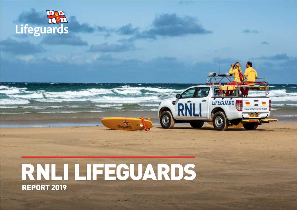 Rnli Lifeguards Report 2019 Contents