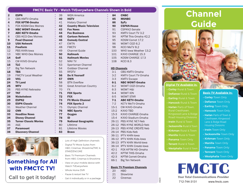 Channel Guide