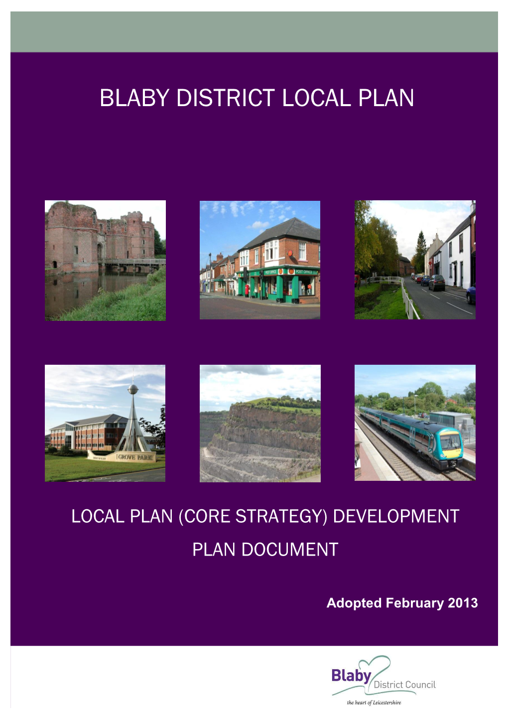 Blaby District Local Plan Core Strategy 2013