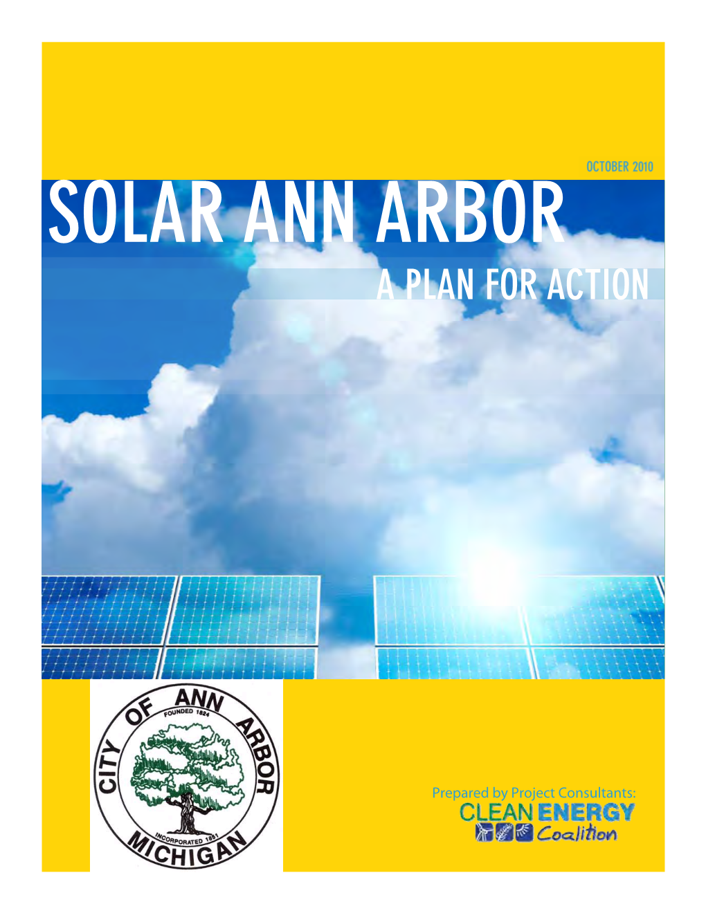 Solar Ann Arbor a Plan for Action Acknowldgements