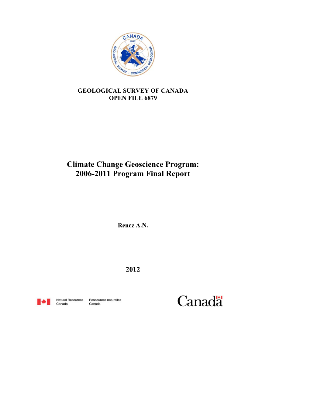 Climate Change Geoscience Program Meeting Report