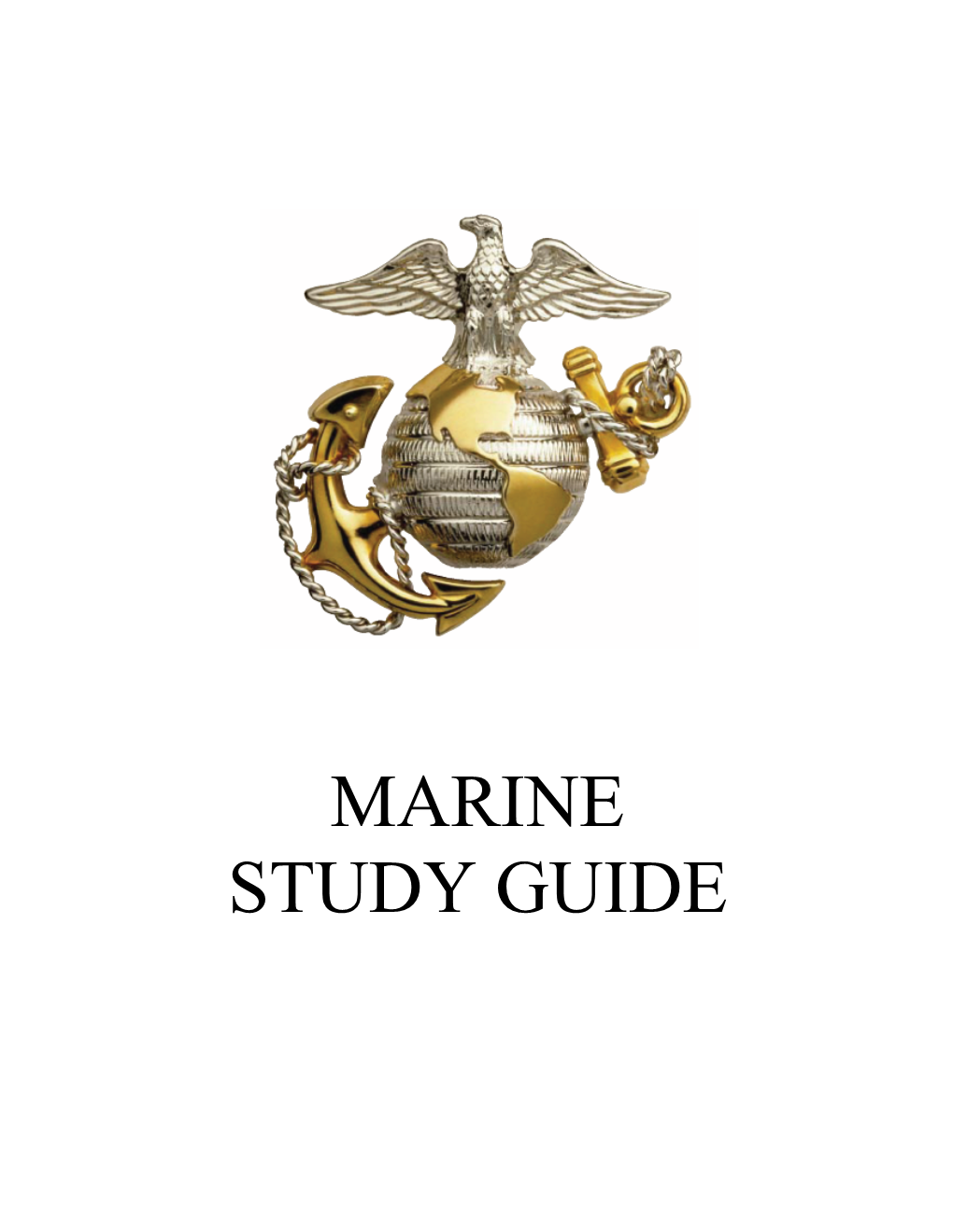 Marine Study Guide