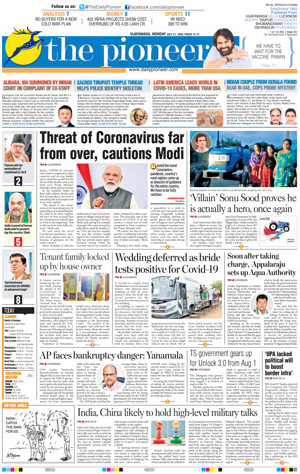 Threat of Coronavirus Far from Over, Cautions Modi