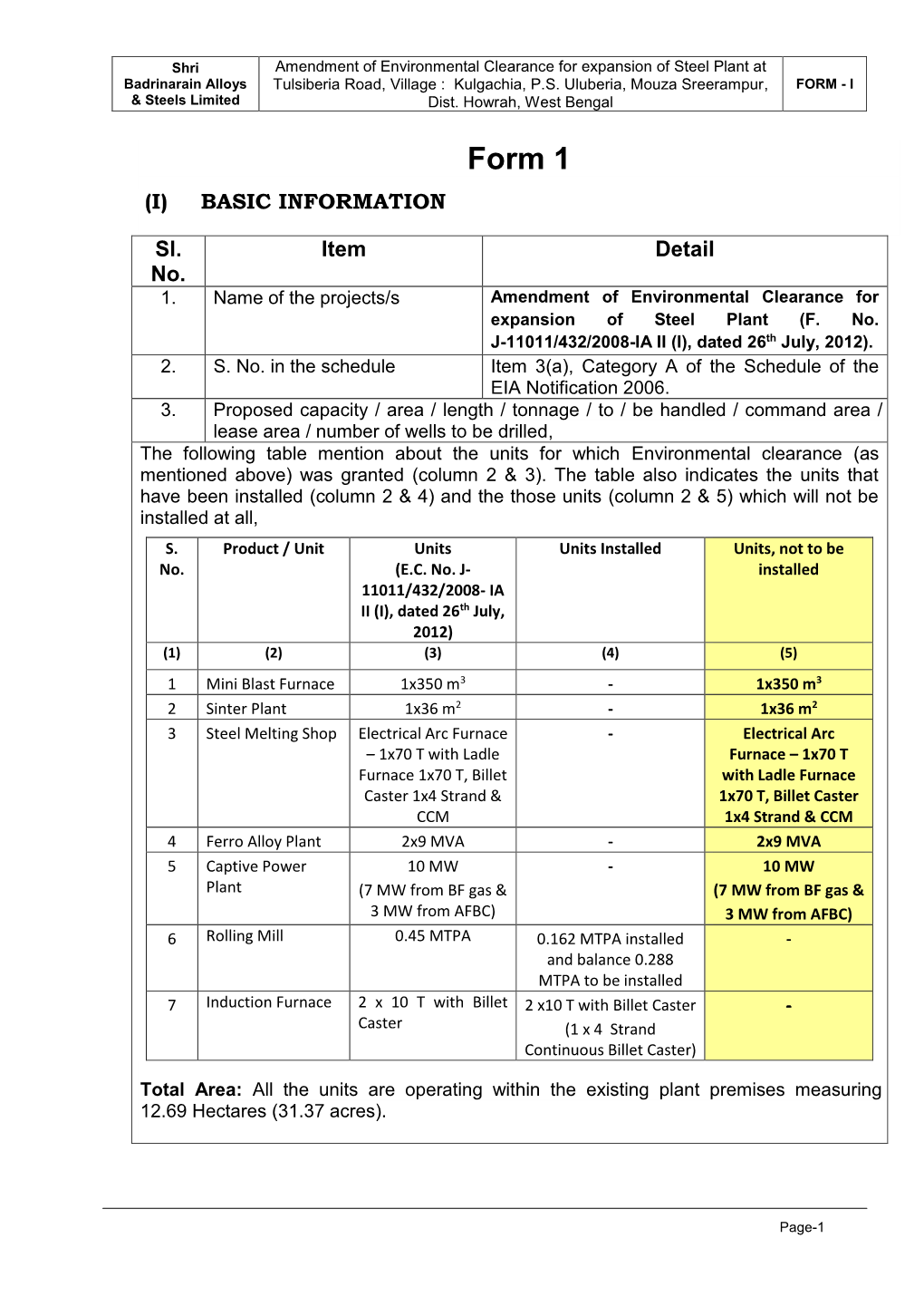 (To Be Published in the Gazette of India, Part-II, and Section 3, Sub