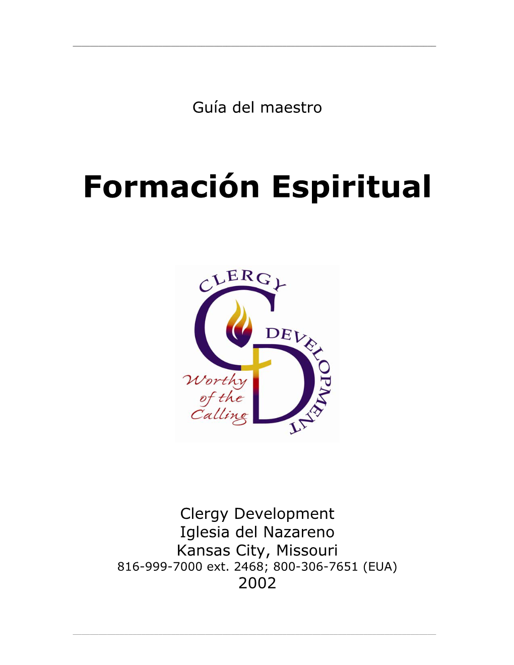 Formación Espiritual