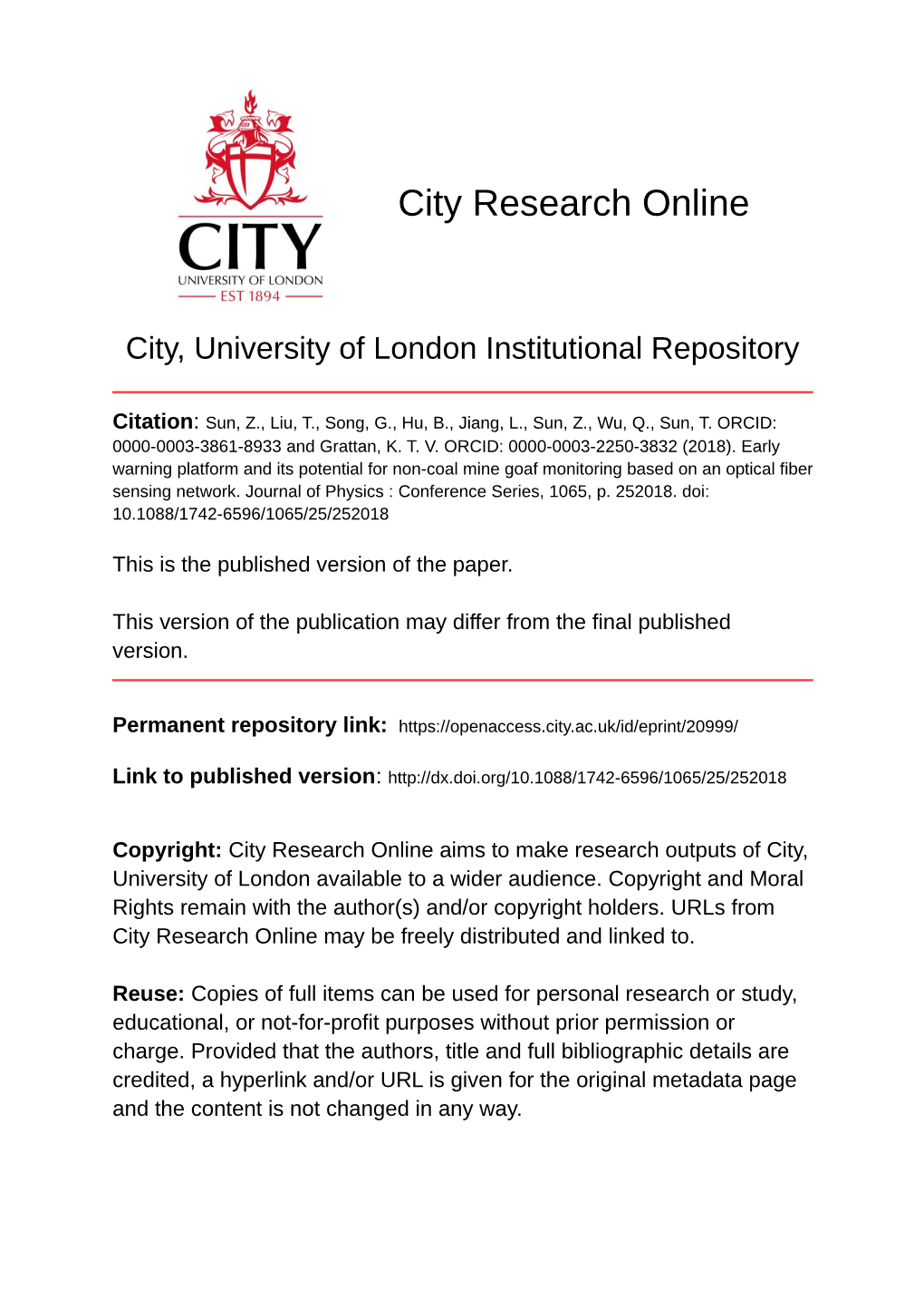 City Research Online