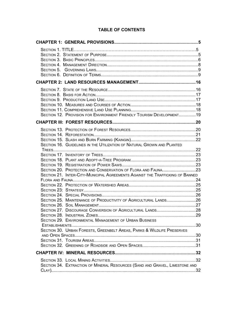 Malaybalay City Environmental Code - NRO Revised