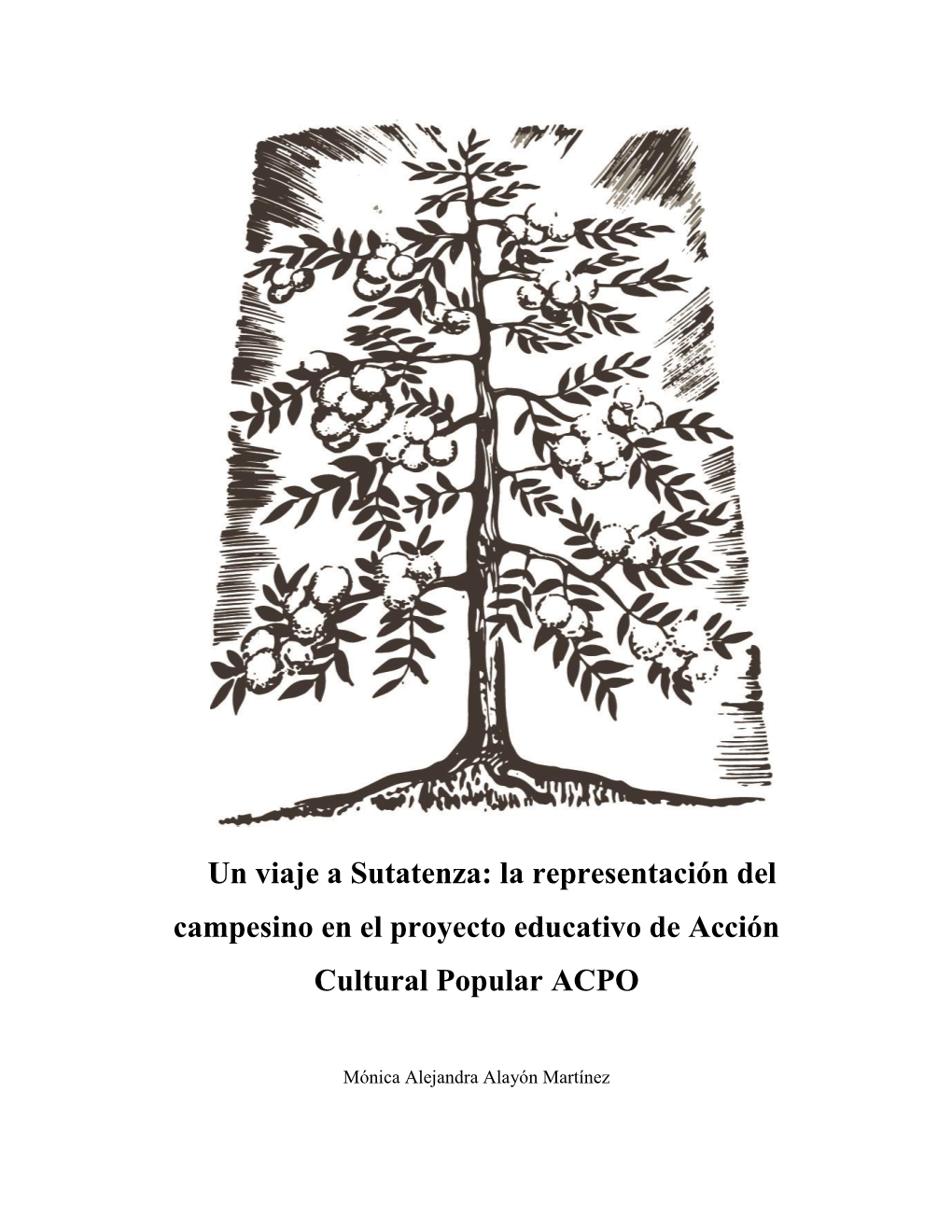 Un Viaje a Sutatenza: La Representación Del Campesino En El Proyecto Educativo De Acción Cultural Popular ACPO