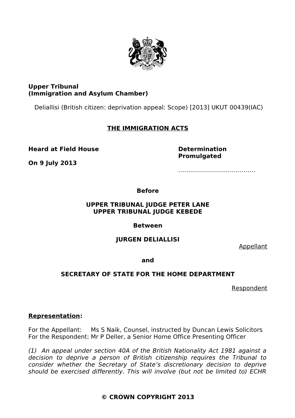 Upper Tribunal (Immigration and Asylum Chamber)