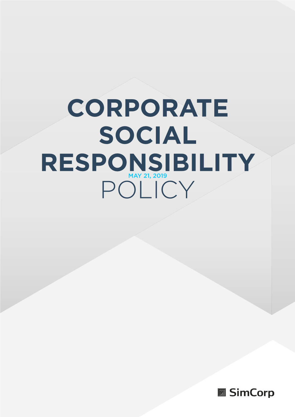 Corporate Social Responsibility Policy