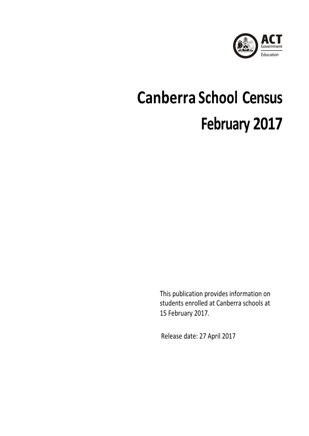 ACT School Census