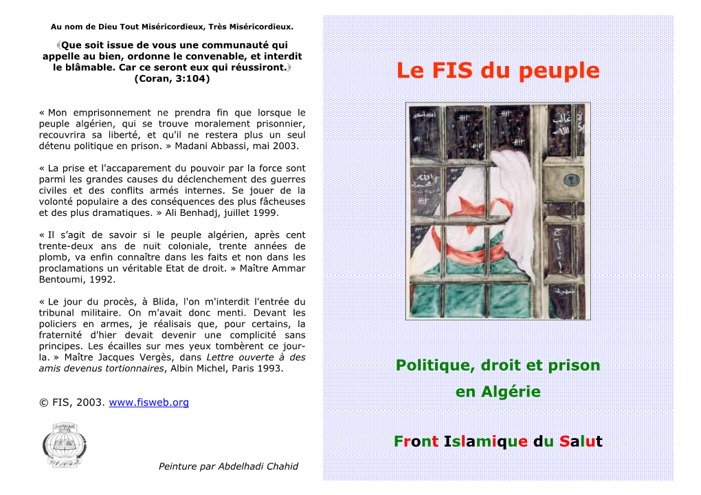 Le FIS Du Peuple