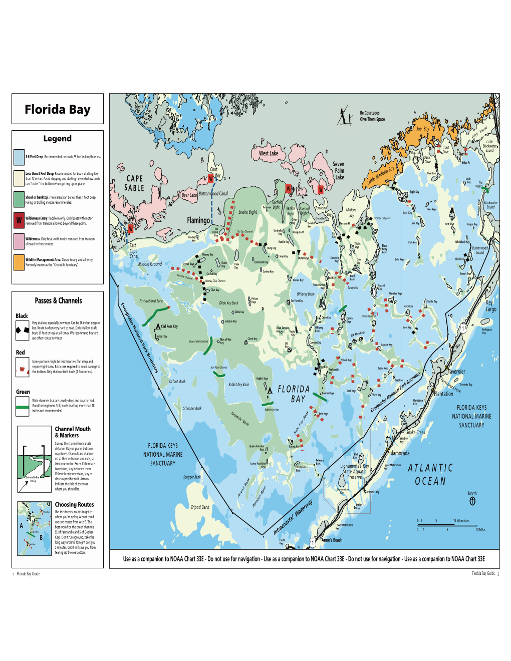 Florida Bay Be Courteous Give Them Space