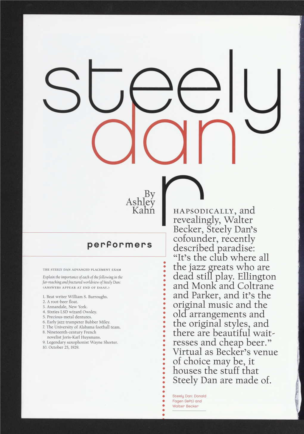 By Ashleykahn Revealingly, Walter Becker, Steely Dan's Cofounder