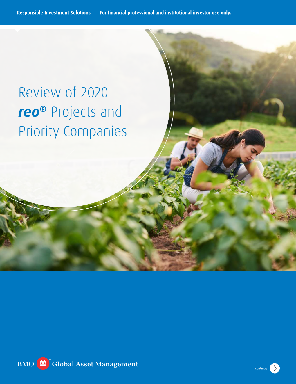 Review of 2020 Reo Projects and Priority Companies