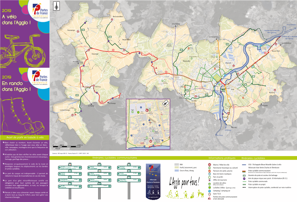 Tracé Des Pistes Cyclables De L'agglo