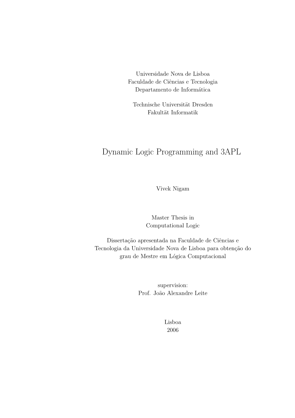 Dynamic Logic Programming and 3APL