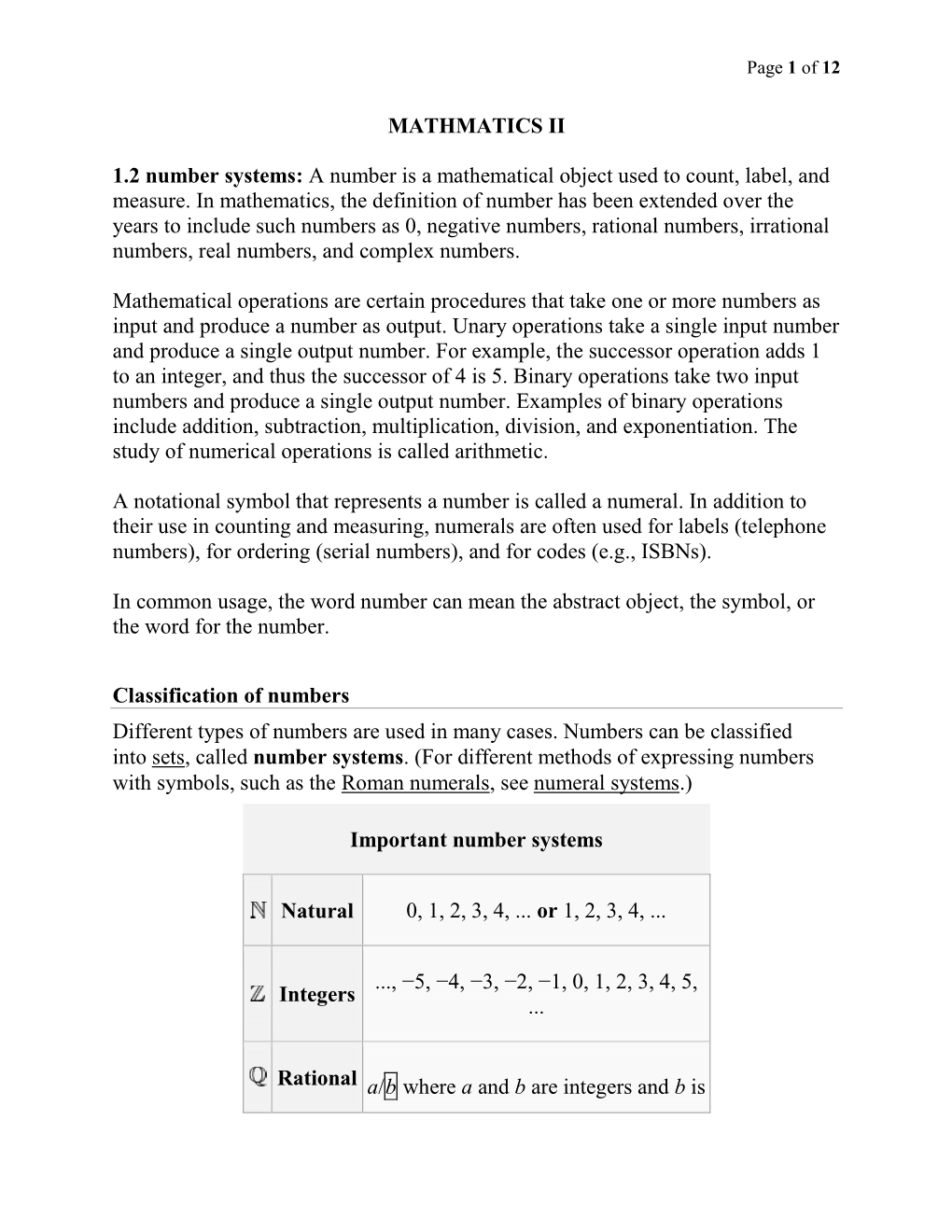 A Number Is a Mathematical Object Used to Count, Label, and Measure