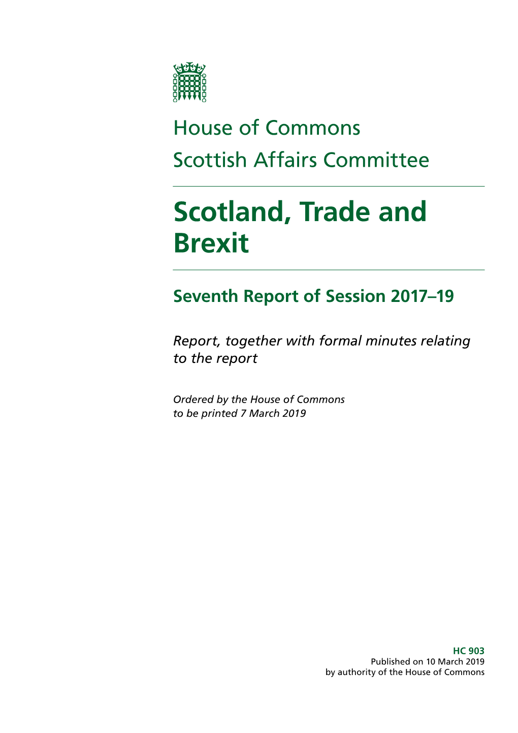 Scotland, Trade and Brexit