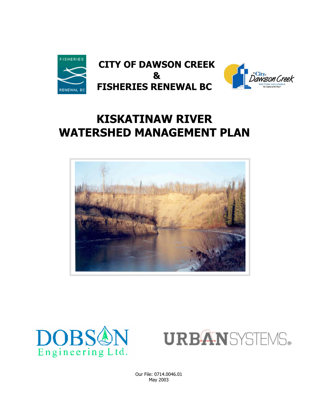 Kiskatinaw River Watershed Management Plan