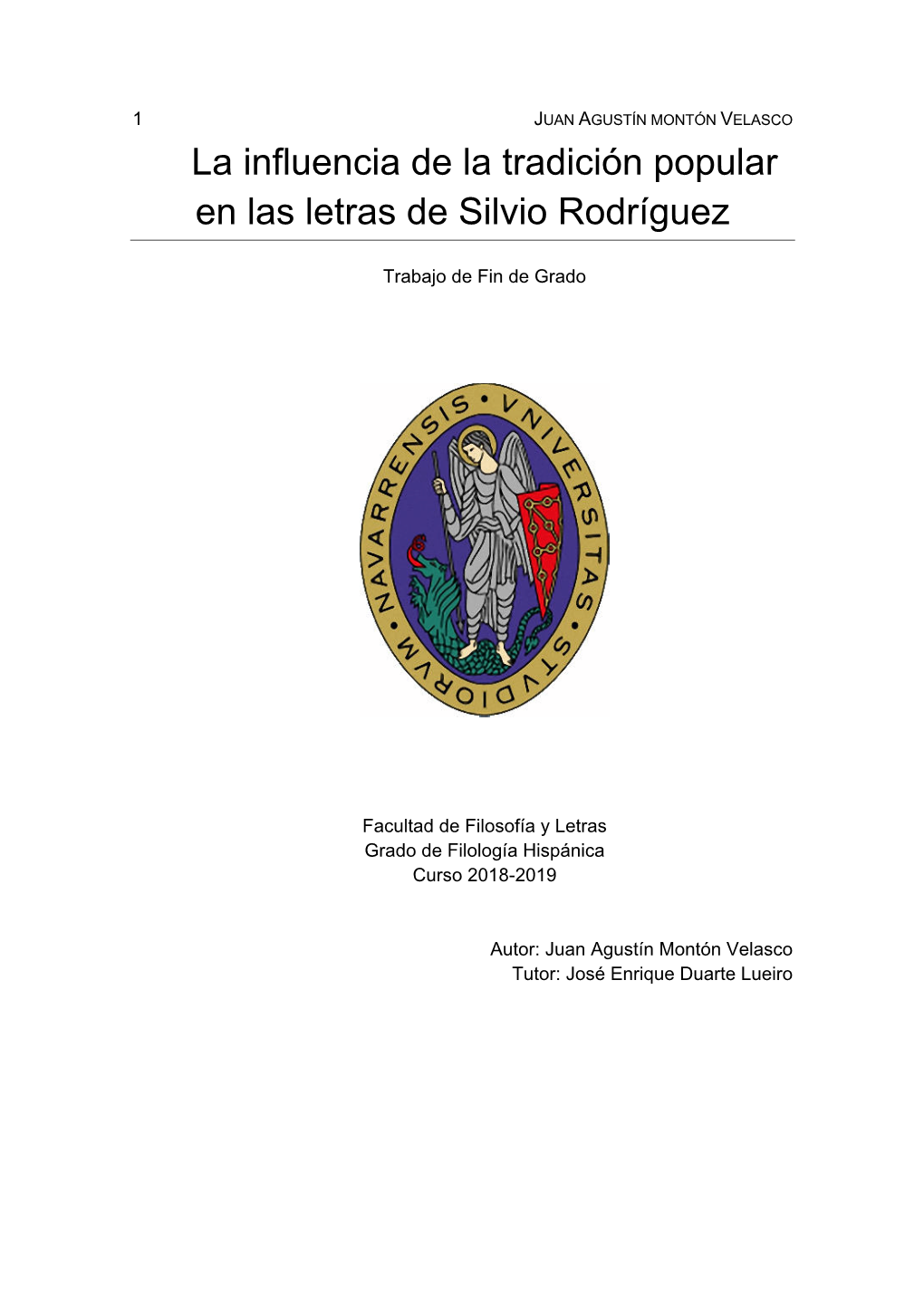 La Influencia De La Tradición Popular En Las Letras De Silvio Rodríguez