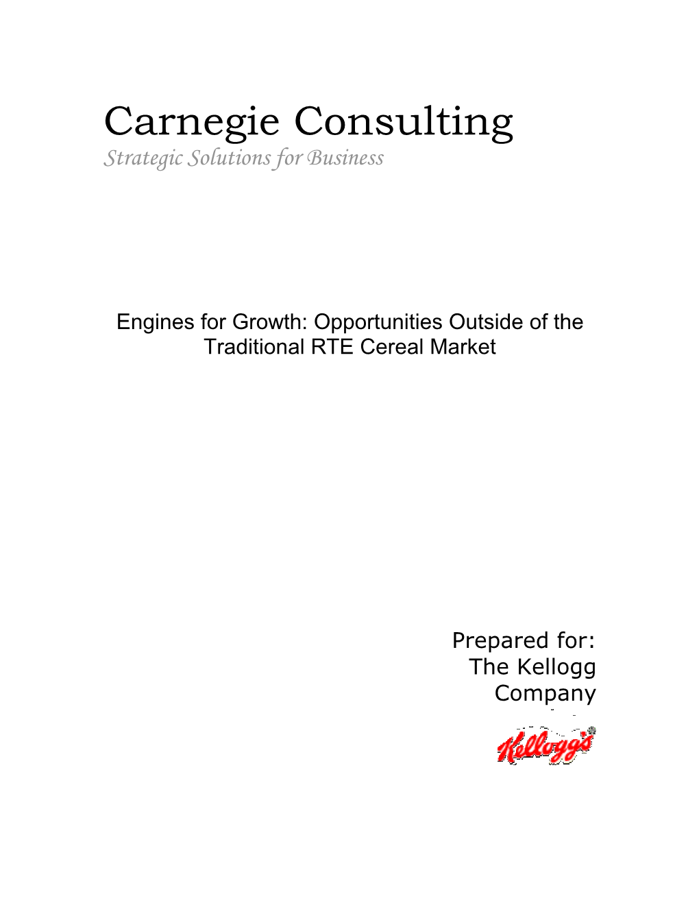 Carnegie Consulting Strategic Solutions for Business