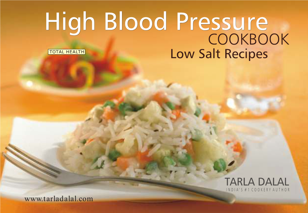 High Blood Pressure Cook Book