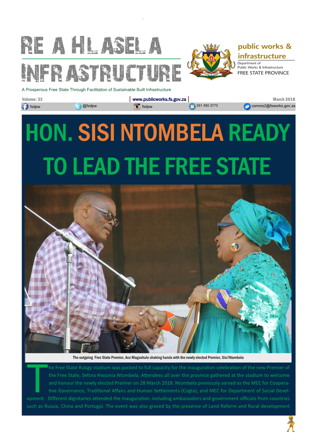 Re a Hlasela Infrastructure Volume 33