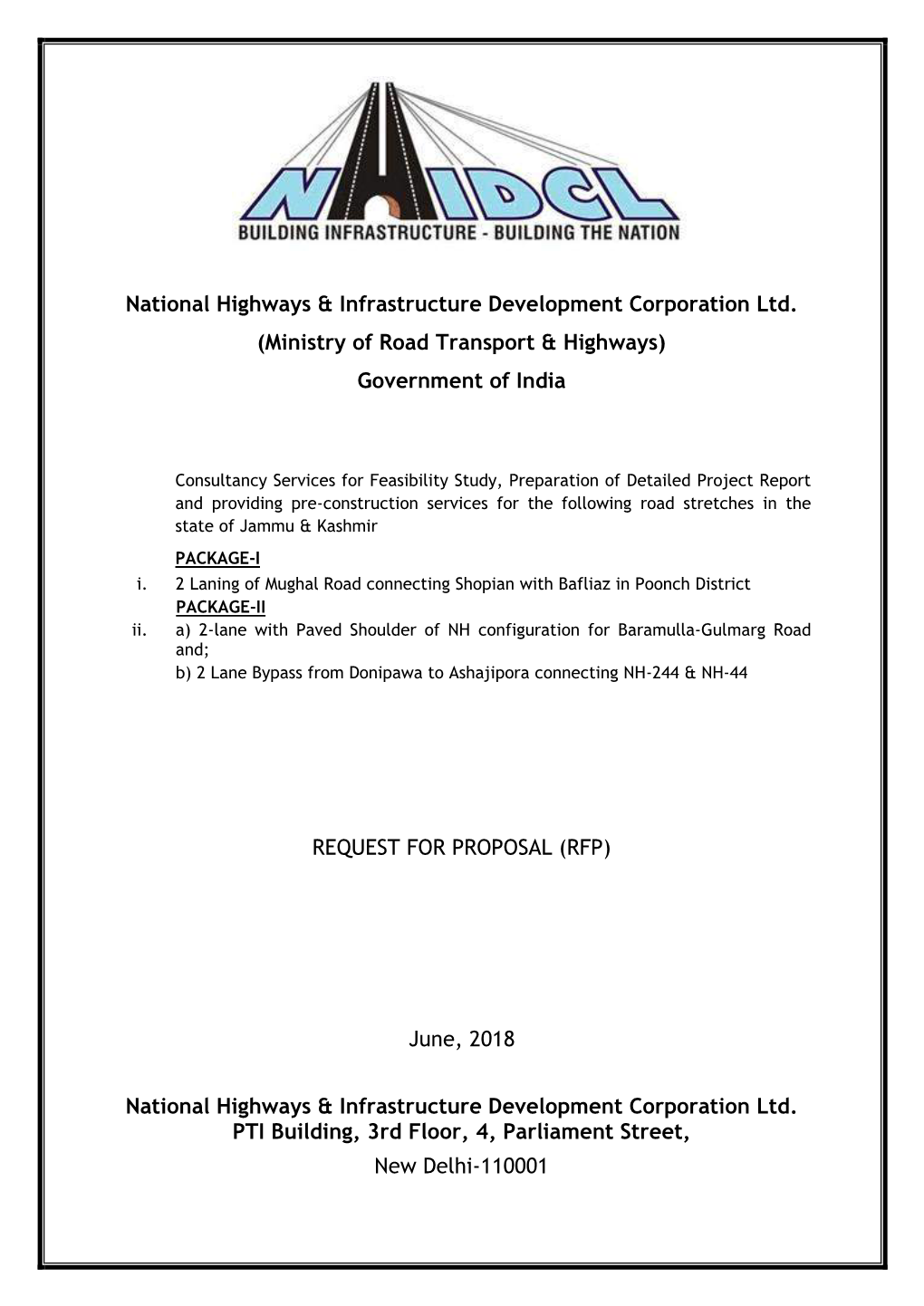 Ministry of Road Transport & Highways