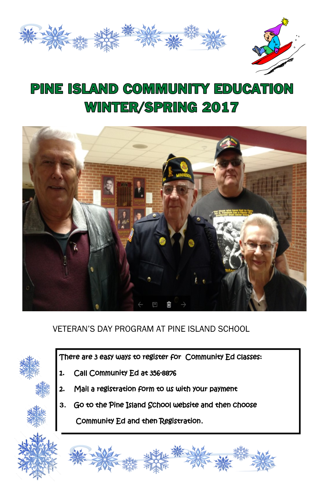 Veteran's Day Program at Pine Island School