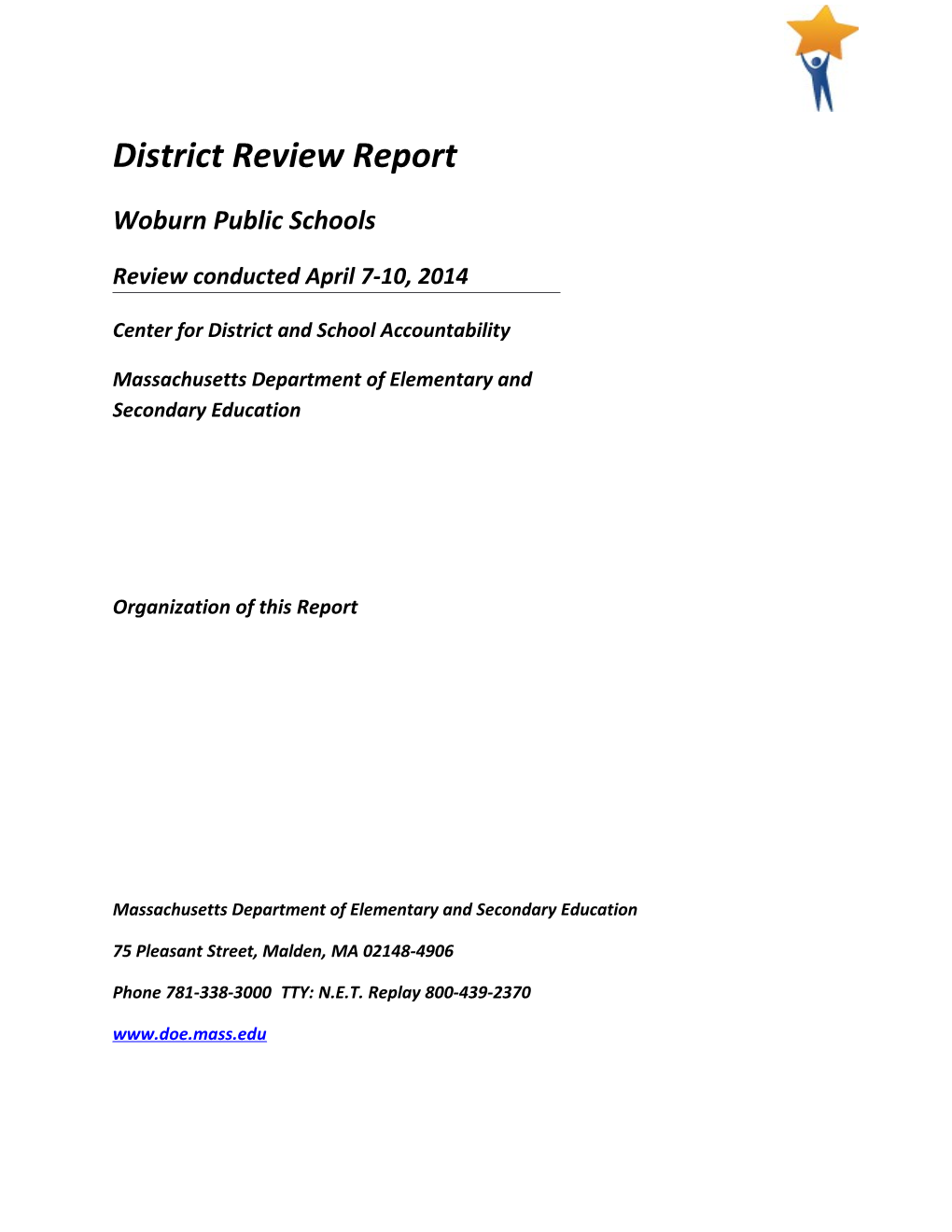 2014 Woburn District Review