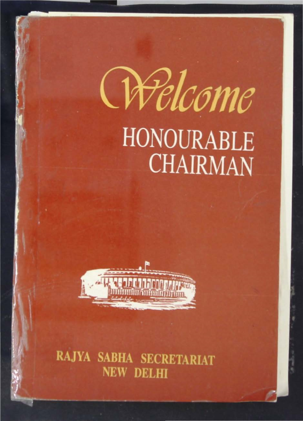 Welcome Honourable Chairman