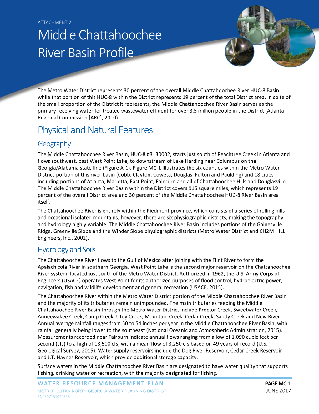 Middle Chattahoochee River Basin Profile