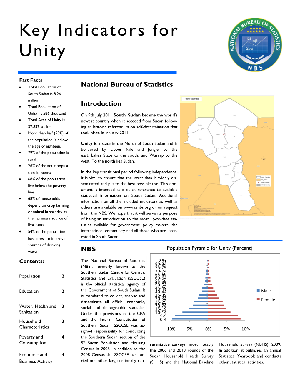 Key Indicators for Unity