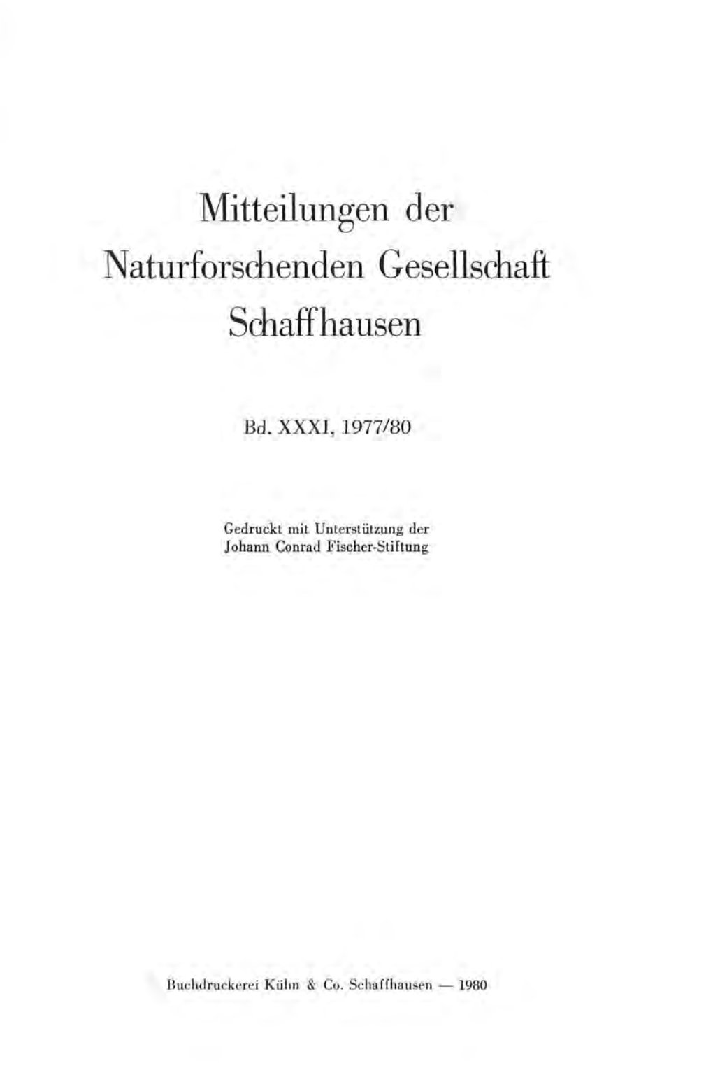 Isler-Hübscher: Ergänzung Zur Flora Von G. Kummer