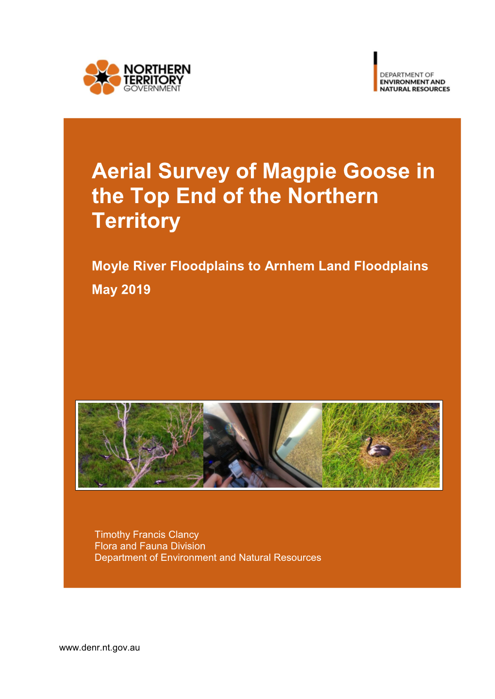 Aerial Survey of Magpie Goose in the Top End of the Northern Territory