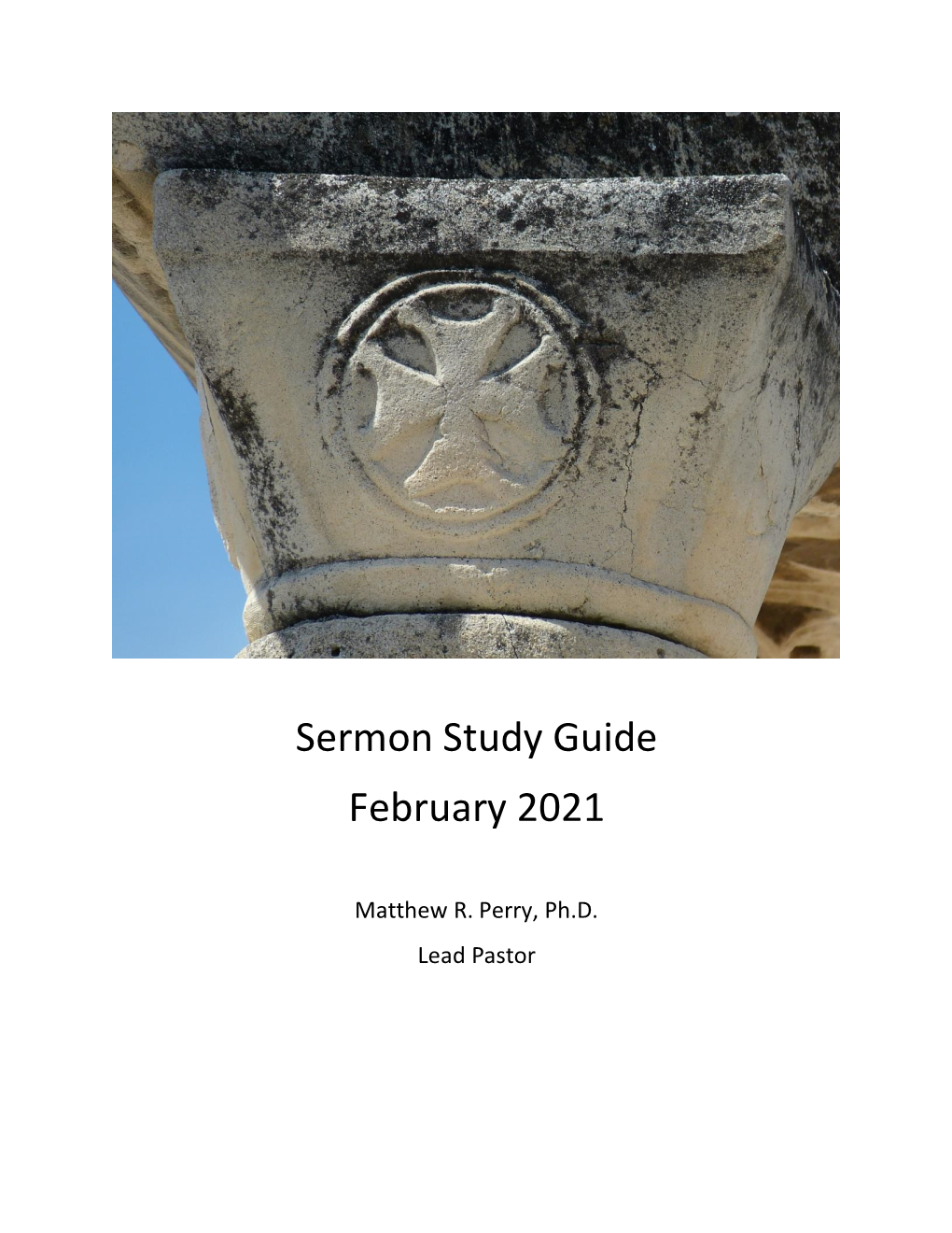 Sermon Study Guide February 2021
